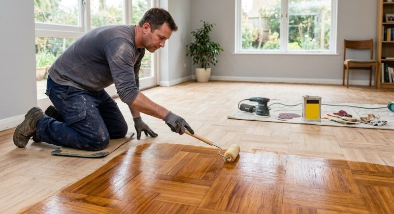 Parquet Floor Refinishing in Alpharetta, GA