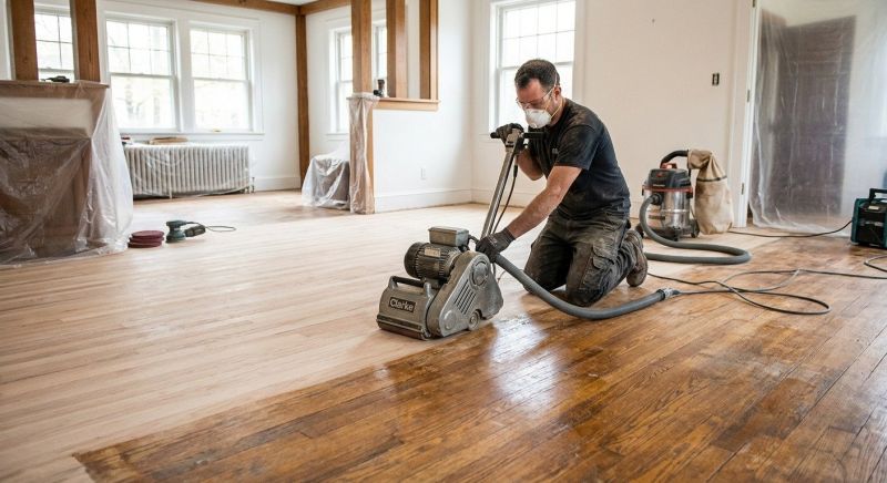 Ash Floor Refinishing in Overland Park, KS
