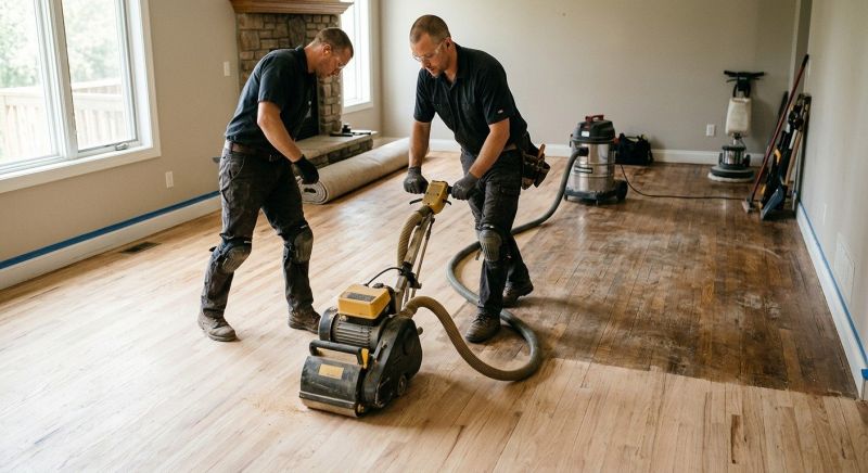 Ash Floor Refinishing in Alpharetta, GA