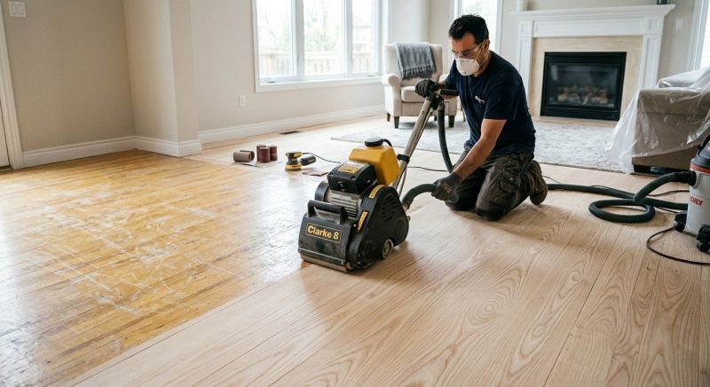 Ash Floor Refinishing in Olathe, KS