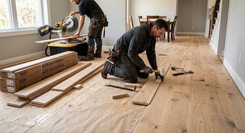 Hickory Floor Installation in Phoenix, AZ