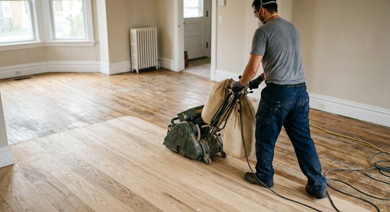 Hickory Floor Refinishing in Overland Park, KS