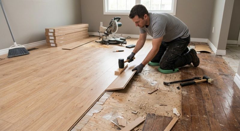 Laminate Wood Installation in Longmont, CO