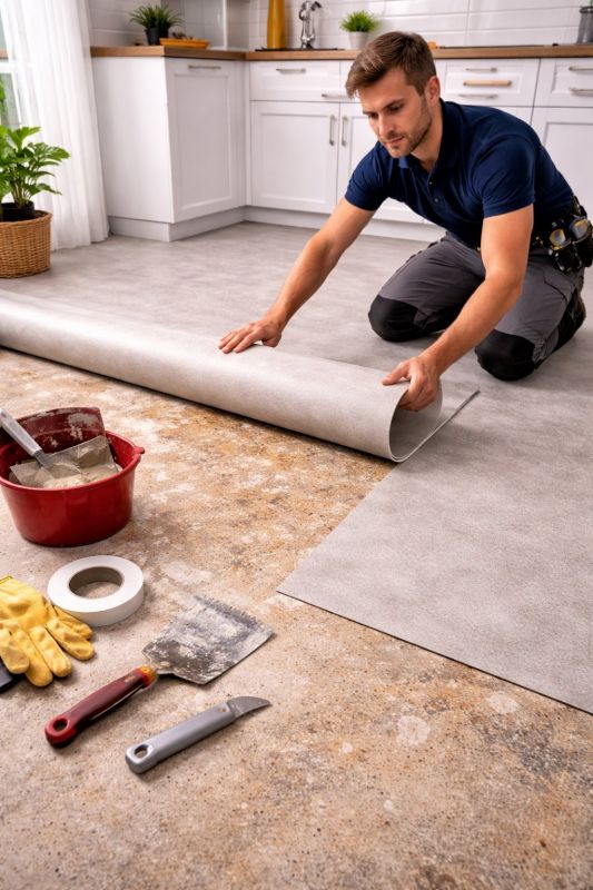 Linoleum Floor Installation in Boulder, CO