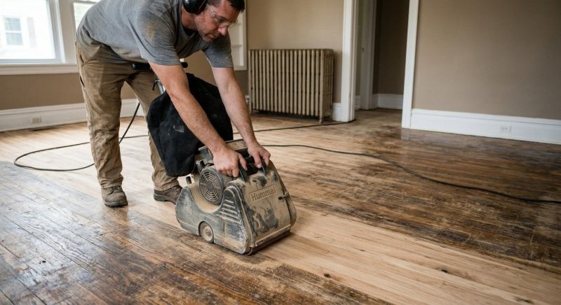 Oak Floor Refinishing in Olathe, KS