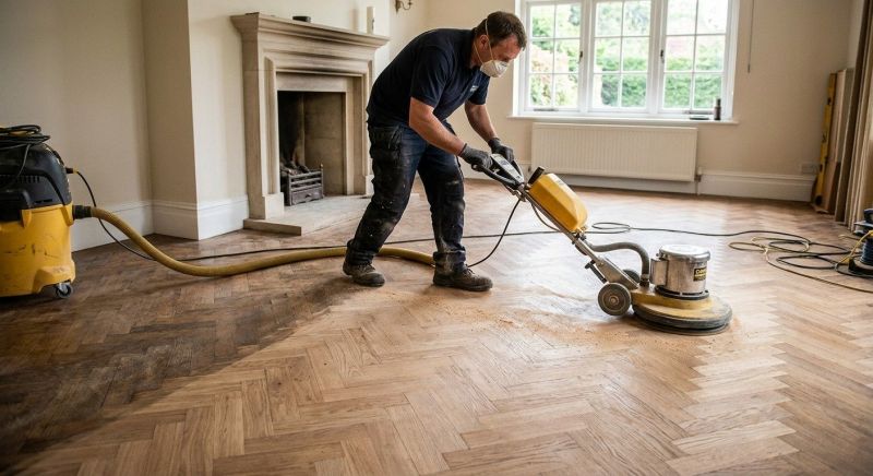 Parquet Floor Refinishing in Olathe, KS