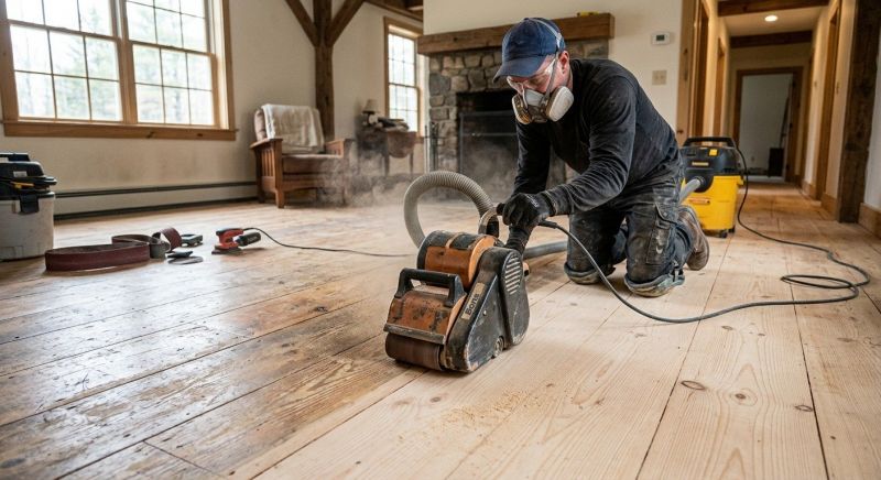 Pine Floor Refinishing in Kansas City, KS