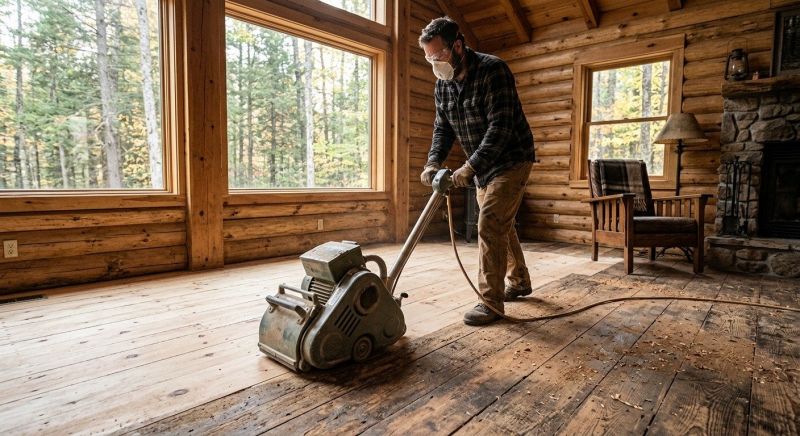 Pine Floor Refinishing in Kansas City, KS