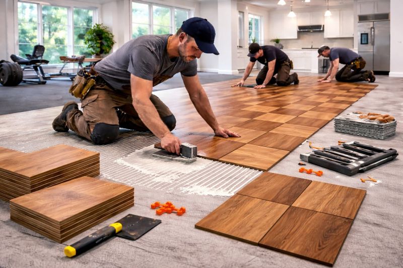 Teak Flooring Installation in Phoenix, AZ