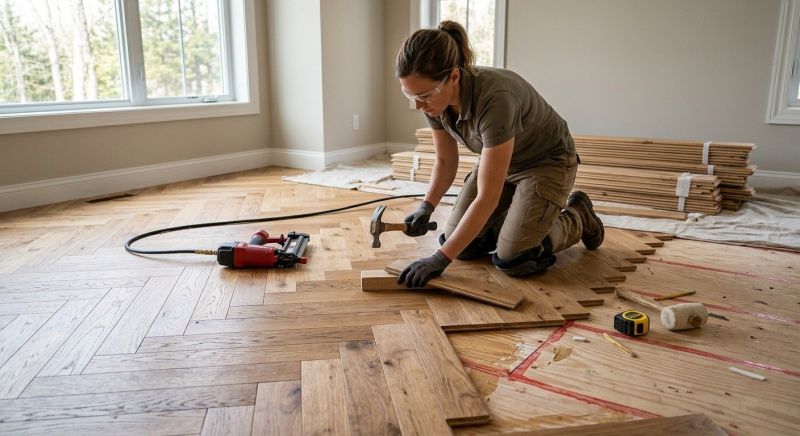 Walnut Flooring Installation in Austin, TX